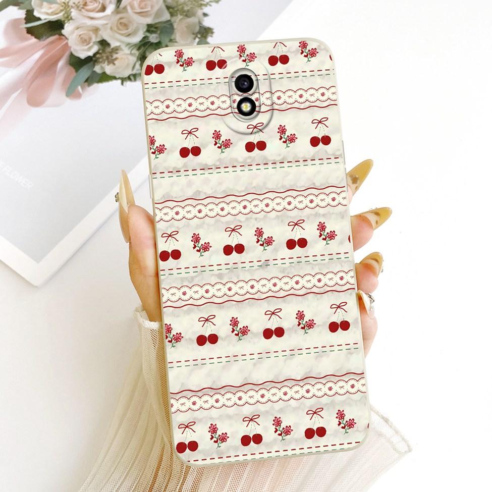 Clear For Samsung J7 Pro J730G Cover For Samsung Galaxy J7 2017 Case J730F Cute Cat Fashion Butterfly Funny Painted Casing