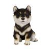 Ubia Sitting Black Shiba Inu X X Cm Doll Figurine Ornament Animal Garden Decor Dog 17.5 13.7 20.3 H16580-2