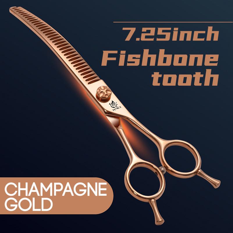 Fenice Высококачественные 6,5/7,25 дюйма Прямые/Изогнутые JP440C Процент утоньшения 25%-70% Ножницы Филировочные Ножницы для груминга домашних животных Собак