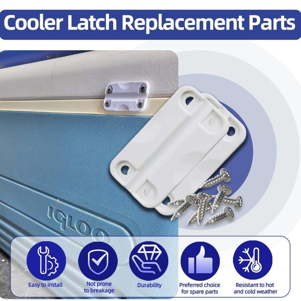1 Set Metal Screws Included Cooler Hinge Kit Hinge and Latch Kit Hard Sided Coolers