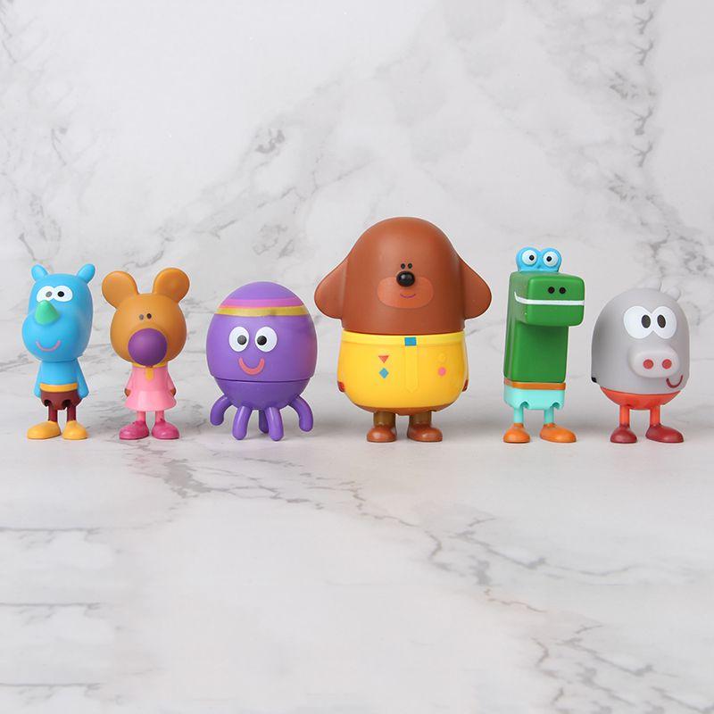Красочная коллекция фигурок Хей Duggee Идеальный Рождественский подарок для мальчиков и девочек