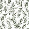 Green Leaf Peel and Stick Wallpaper Modern Self Adhesive Wallpaper Floral Contact Paper Removable Watercolor Leaf Wallpaper