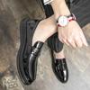 FashionNew Men's Formal Shoes Loafers Size 38-45 Comfortable Men Dress Shoes Fashion White Casual Shoes for Men Tassel Wedding Footwear