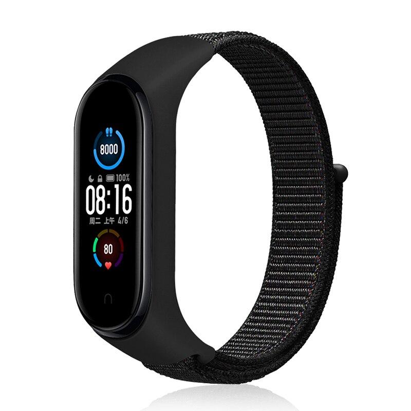 Нейлоновая плетеная петля Solo для Xiaomi Mi Band 5 6, ремешок-браслет, ремень Mi Band 3 Mi Band 4, браслет для Xiaomi Mi Band 6, 5, ремешок для часов