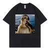 Monkey Thinking Funny Meme T Shirt Unisex Unisex Clothing Casual 100Cotton Summer TShirt High Quality Fashion Oversized TShirts