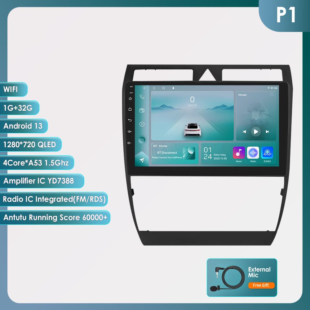 Hizpo 4G+WIFI 2 Din Android Авто Радио для A6 C5 1997 - 2004 S6 RS6 Carplay Автомобильный Мультимедиа GPS 2din Авторадио Навигация GPS Головное Устройство Автоаудио Видео