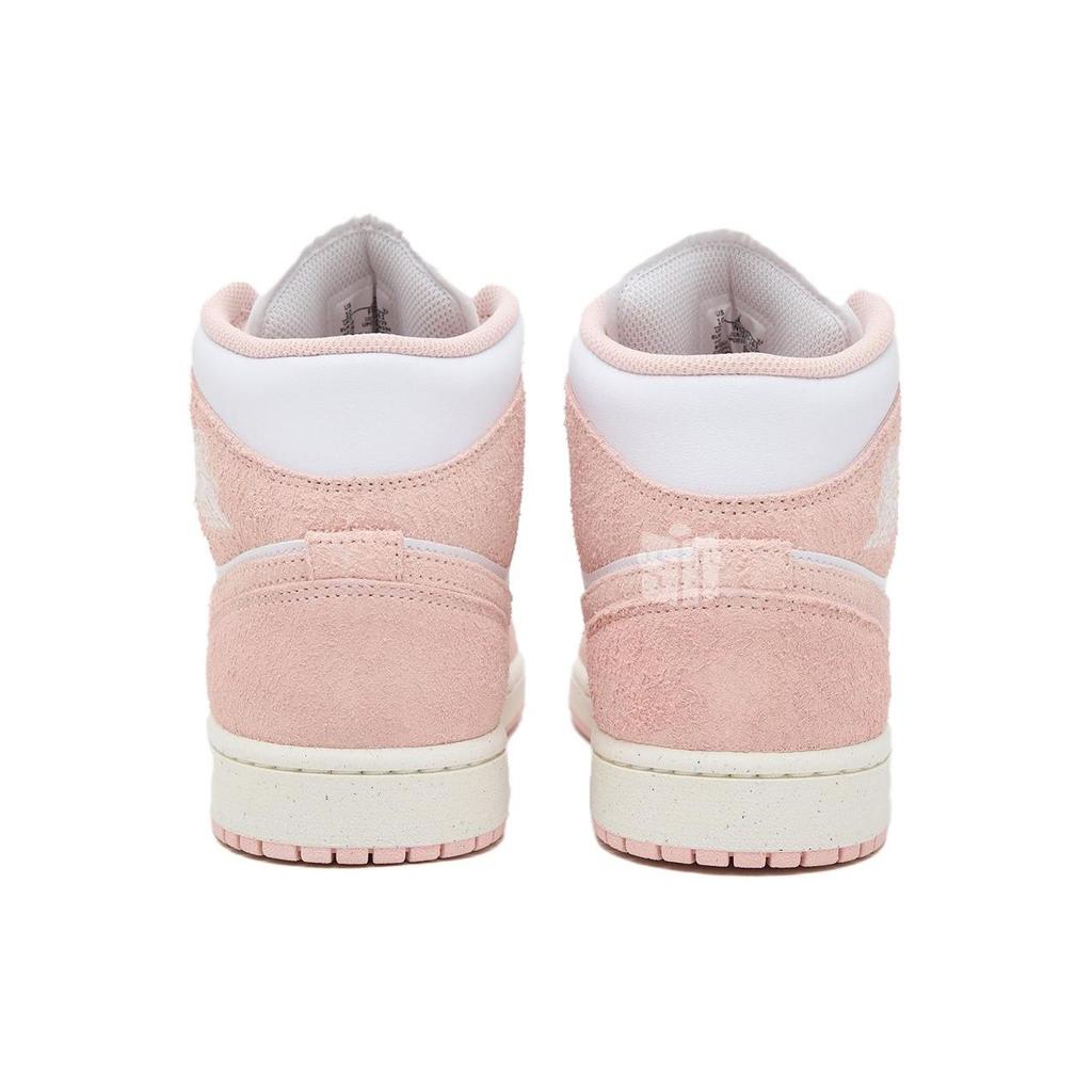 Air Jordan 1 Mid SE Legend розовые кроссовки унисекс белые парусные FN5215-161
