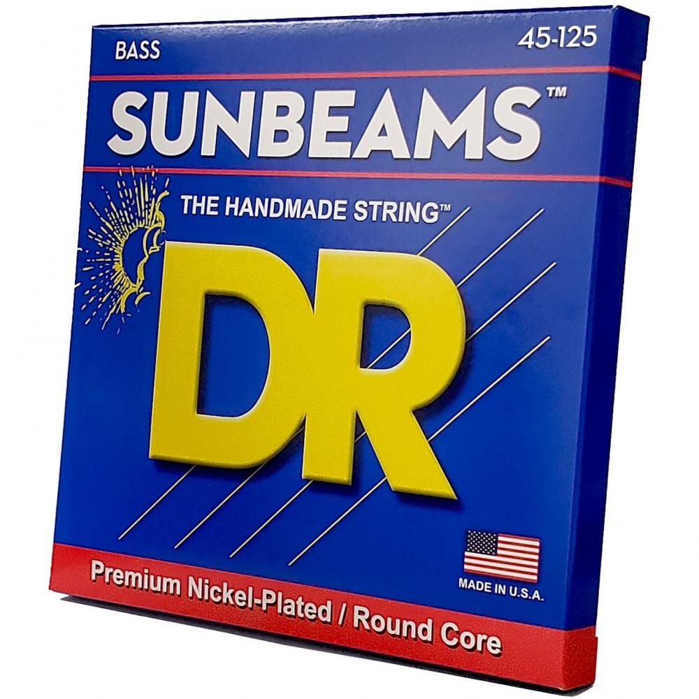 Струны для бас-гитары DR 5 струн SUNBEAM никелированные .045-.125 NMR5-45