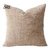 Soft Touch Pillow Cover Couch Throw Cover, Decorative Cozy Chenille Case, Rustic Pillowcase Farmhouse Fall for Living Room Bedroom Sofa Decor