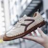 Men's Leather Casual Shoes Handmade Sneakers Breathable Loafers Classic Moccasins