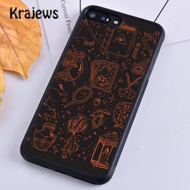 Krajews MAGIC Колдовская Колдовская Колдовство Чехол для телефона Cover Для iPhone 17 Air 16 15 14 plus 11 12 13 pro max coque Fundas