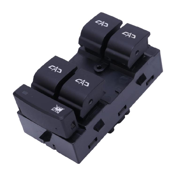 Car Window Switches Assembly, 12V 26211277 26211281 , with Four-Button Layout, Window Lock Function, Tool-Free Installation