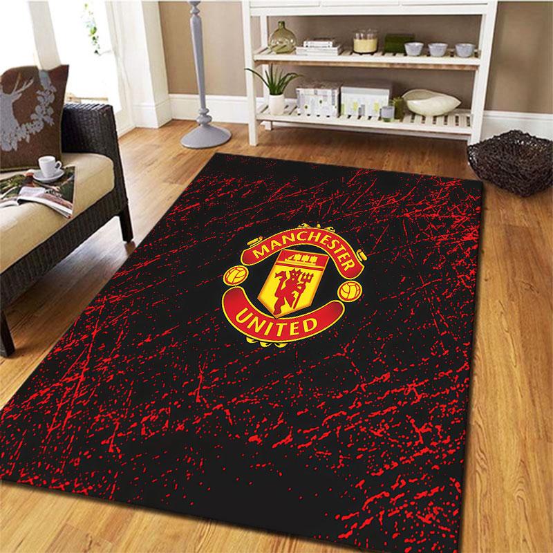 Ковер Manchester United F для гостиной, спальни, дома, украшение для дивана, нескользящий коврик для детских игр