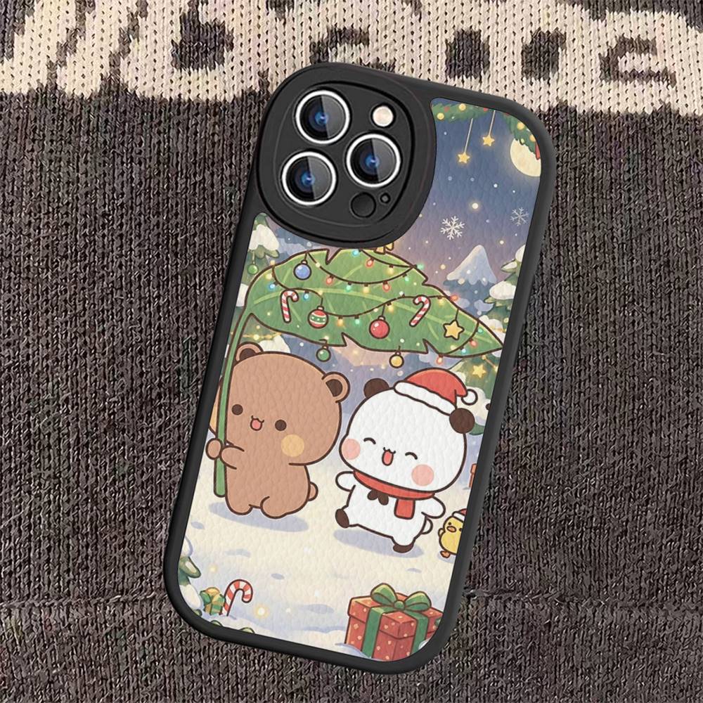 Милый Чехол Для Телефона Из ПУ Кожи Bubu Dudu Для IPhone 16 15 14 13 12 11 Pro Max Plus Задняя Крышка Fundas