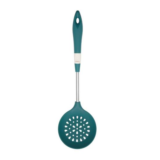 1 Set Anti-scald Cooking Utensils Non-stick Handle Silicone Cooking Spatula Spoon Set Cooking