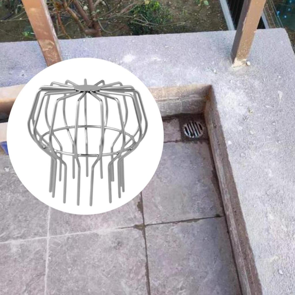 Защитный кожух для водостока, наружный фильтр, сетчатый фильтр, проволочный колпачок, устойчивый к засорению, для балкона, водоотвод, устойчивый к ржавчине