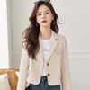 Повседневный маленький костюм женский двухпуговичный осенний костюм новый модный пиджак