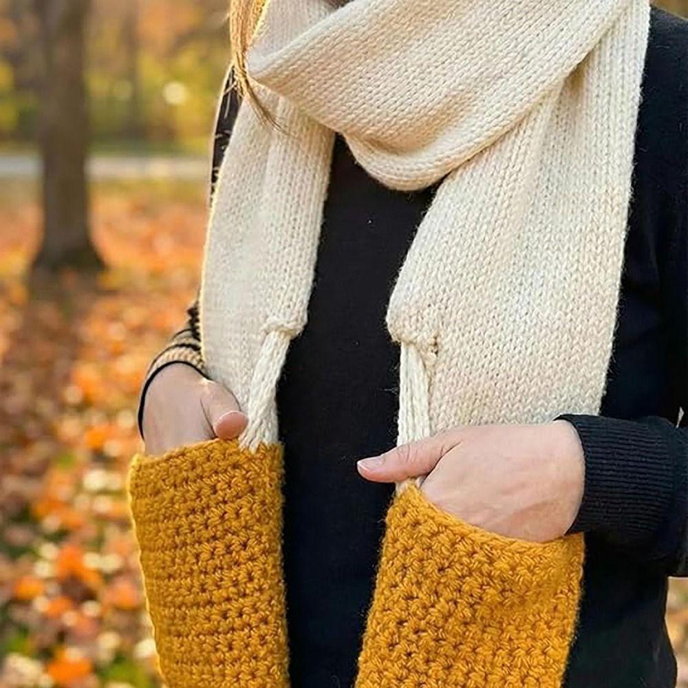 Warm Cheese Stick Scarf Cute Long Neck Scarves Children Gift Thermal Neck Warmer Foodies Gift