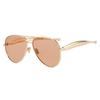 New Retro Women Sunglasses Metal Frame Toad Sun Glasses Men Outdoor Sunshade Eyewear Uv400 Luxury Brand Design Eyeglass