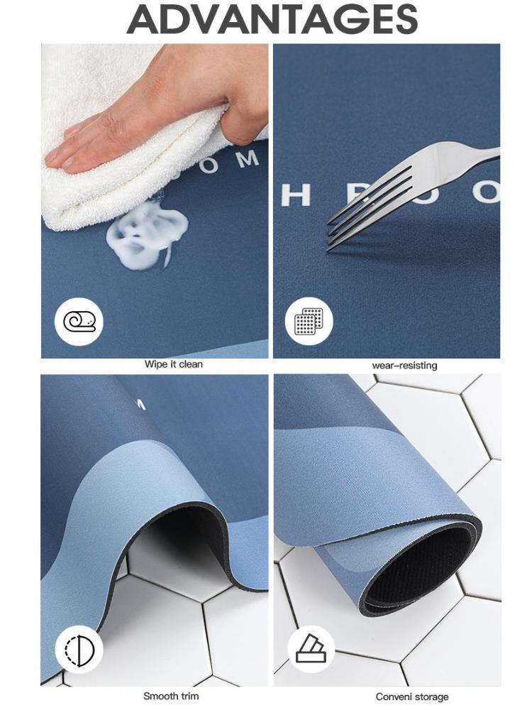 Быстросохнущий противоскользящий коврик с милой кошкой, собакой, пандой, супер впитывающий коврик для ванной, напольные коврики для туалета, ковер для домашнего декора, коврик для ванной