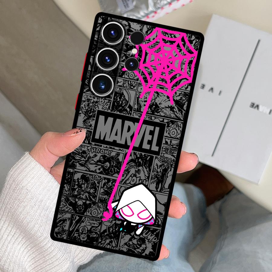 Милый Человек-паук Marvel Чехол для телефона для Samsung Galaxy S26 S20 S22 S24 Plus S21 S23 FE S25 Ultra Note 20 10+