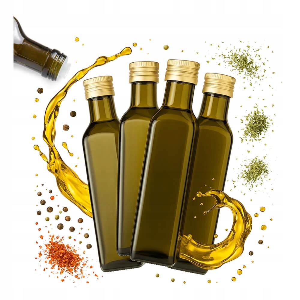 Bottle of MARASCA OLIVE 250ml for olive oil, tinctures, oil, vinegar, glass bottles