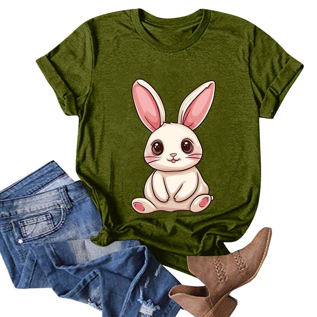 Женская модная повседневная футболка с круглым вырезом и принтом, пуловер с короткими рукавами, топ