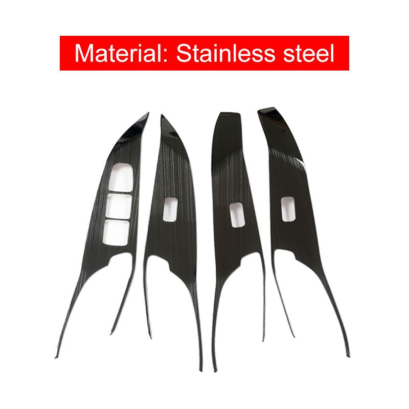 Для Haval H6 3-го поколения 2022 2023 из нержавеющей стали, дверной подлокотник, панель оконного переключателя, кнопки подъема, чехлы, отделка салона