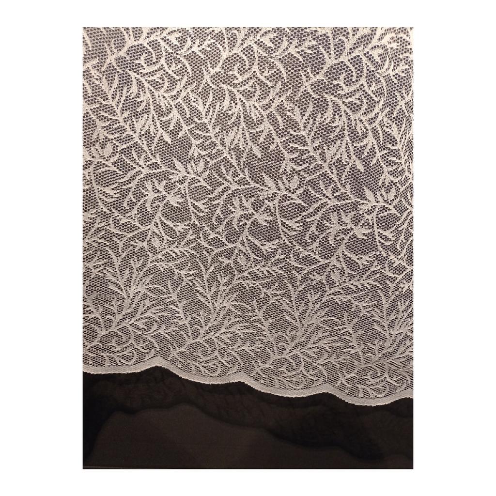 Современная тюлевая занавеска с узором ветки дерева 1/2 плиссе