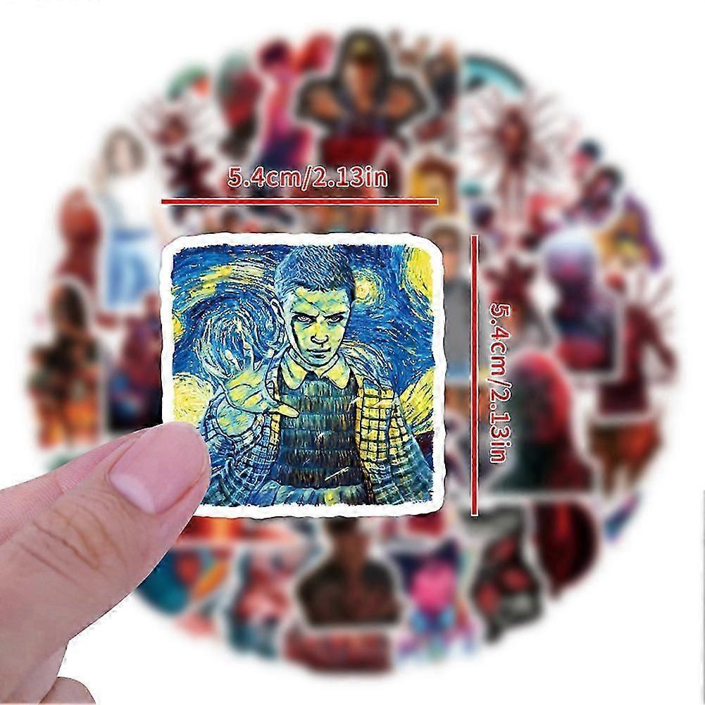 60pcs Stranger Things Stickers High-quality, durable decals for lasting beauty. for Laptops Desk Decor New Arrival