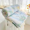 Summer Thin Quilts Cotton Lightweight Air-conditioning Comforter Hotel Nap Blanket Quilted Bed Covers Bedspreads Soft Breathable
