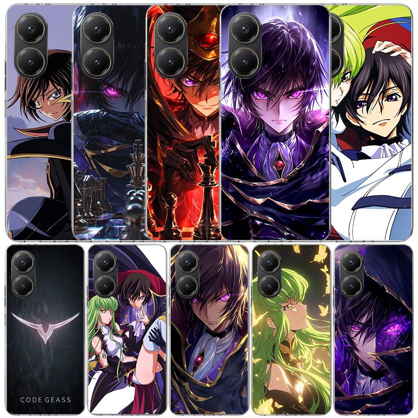 Чехол для телефона с аниме Code Geass для Xiaomi Poco F7 Ultra X5 X6 X7 Pro M7 Redmi 15C 15 13C 13 12C 12 10C 10 10A 9 9C 9A 9T Покрытие Poco