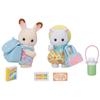 EPOCH Sylvanian Families Набор для детского сада «Дружелюбный малыш» -Поездка на работу- S-73 Сертифицирован ST для детей от 3 лет Игрушка Кукольный домик