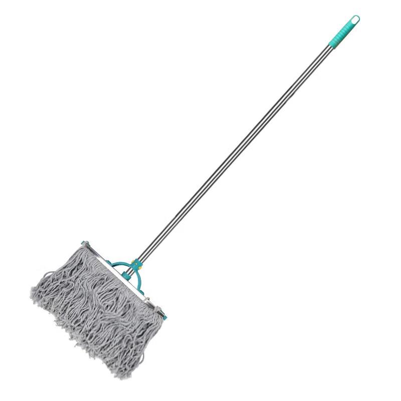 Classic Absorbent Cotton Mop with Wooden Handle