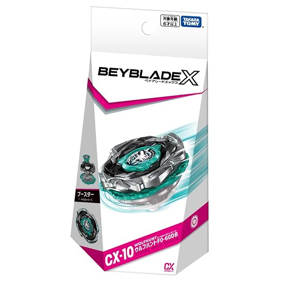 TAKARA TOMY BEYBLADE X CX-10 Бустер Волк Охотник F0-60DB