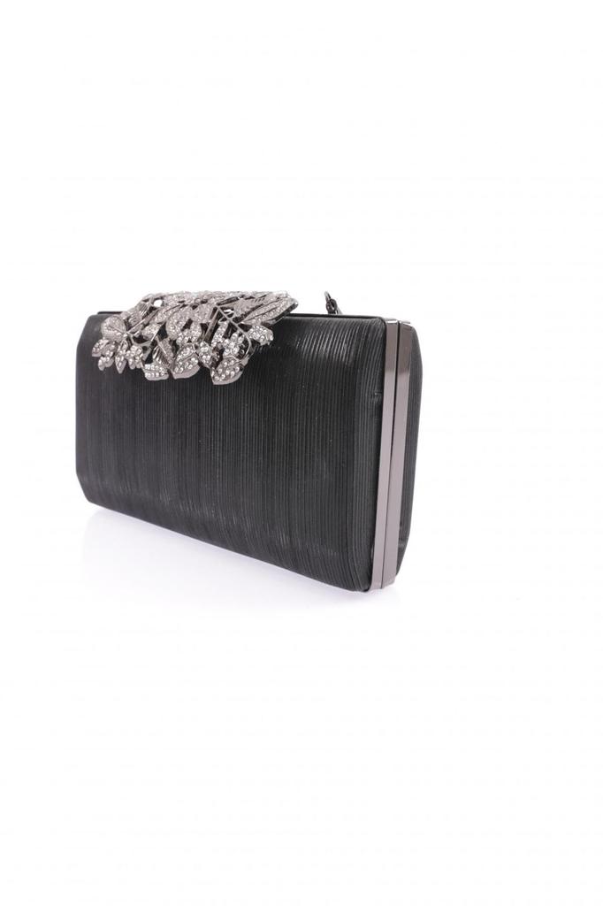 Women's Stylish and Useful Evening Dress Bag 260-23Y Women's Evening Dress Clutch Bag Laser Black