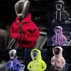 Чехол на коробку передач с капюшоном Mini, чехол на коробку передач, украшение на ручку коробки передач, подходит для механической и автоматической коробки передач, универсальный автомобильный рычаг переключения передач, декор интерьера