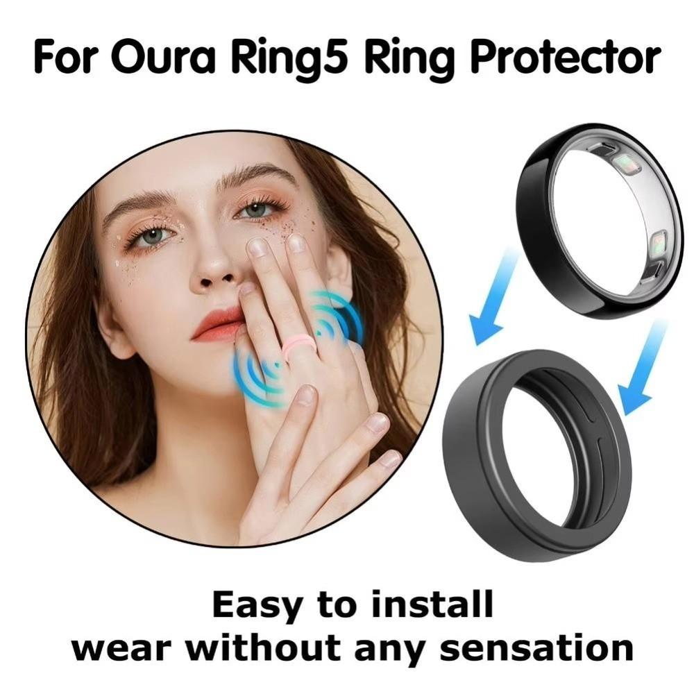 Silicone Ring Cover Elastic Ring Protector for Oura Ring 5 Smart Ring Accessories