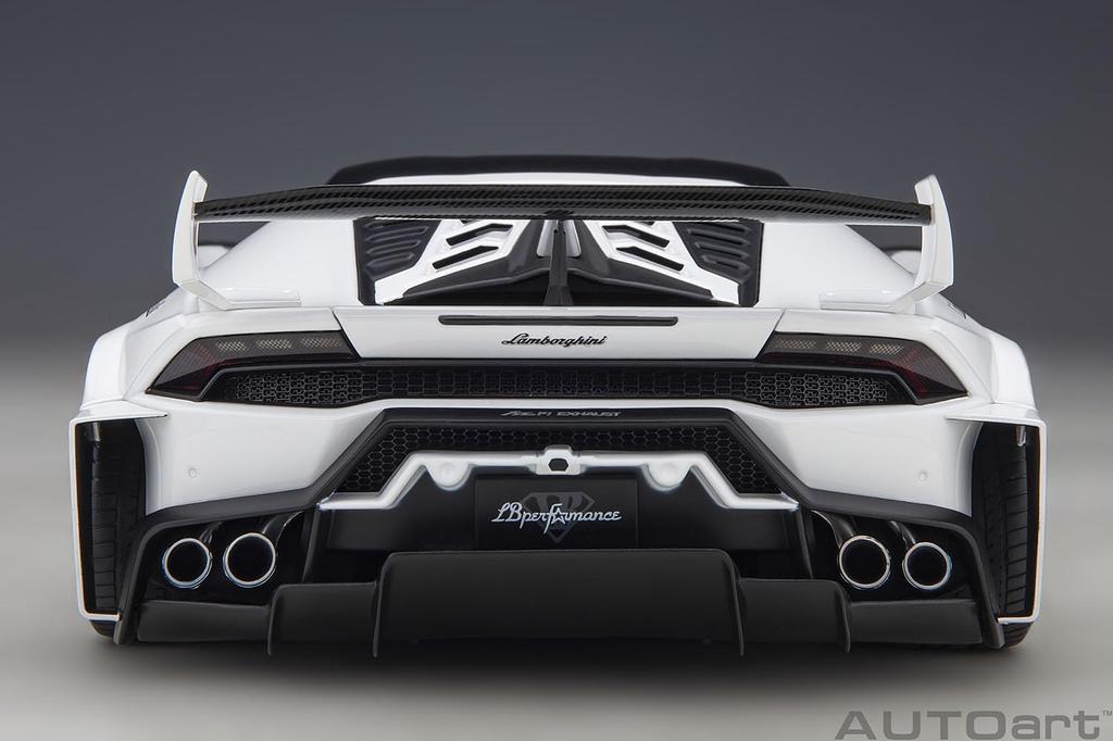AUTOart Liberty Walk Works Lamborghini Huracan GT White Finished Product 1/18 LB-Silhouette