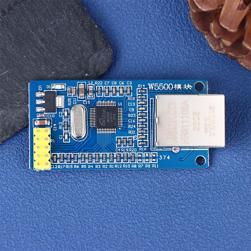 1/3Pcs W5500 Ethernet Network Module Hardware Spi Interface Full Hardware Tcp/Ip Protocol Stm32 Diy Projects For Arduino