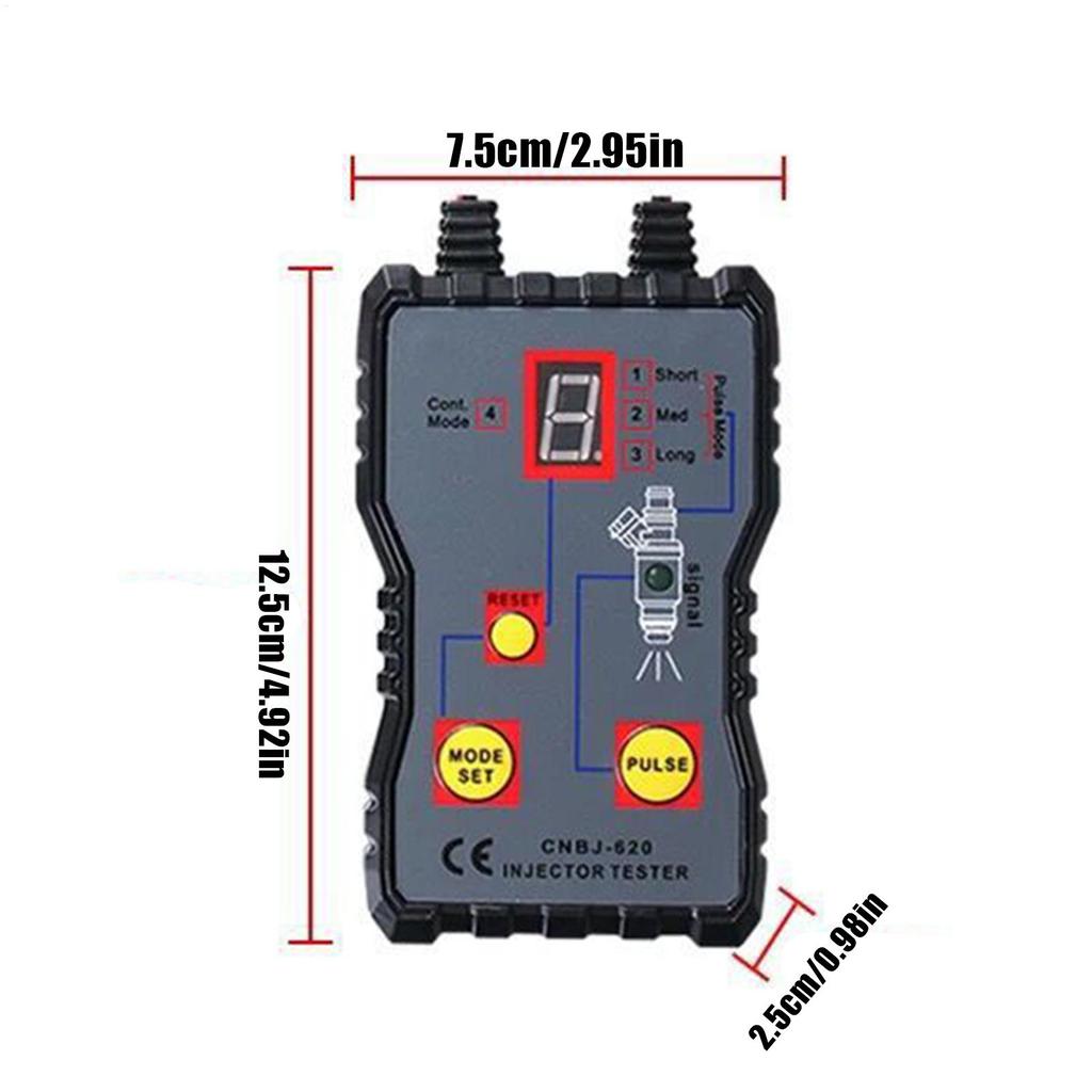 Injector Tester Machine 12V Scan Gauge Diagnostic Tool For System Maintenance Performance Checks Troubleshooting Repair Shops