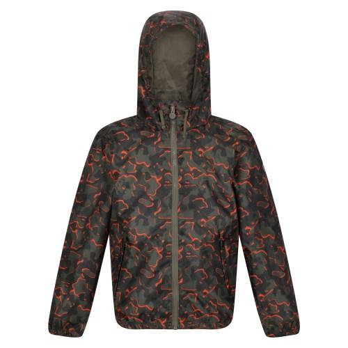 Regatta Childrens/Kids Catkin Camo Waterproof Jacket