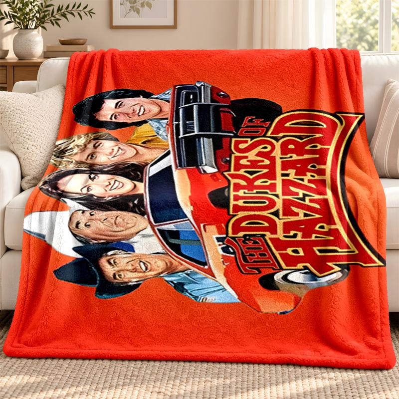 Dukes Of Hazzard blanket Flannel Blanket Soft Cozy Plush Throw for Sofa Bed Lightweight Home Decoration Outdoor camping