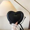 Fashion Heart Shape Crossbody Bags For Women New Solid Color Pu Leather Shoulder Bag Casual Ladies Handbags Designer Bags