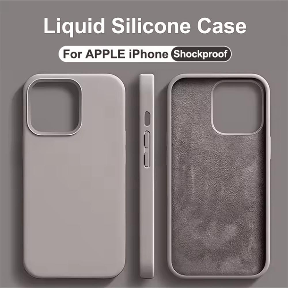 Simple Solid Color Phone case For iPhone 16 Pro Max 15 14 11 12 13 Pro Max 12 16 Pro Shockproof Cover