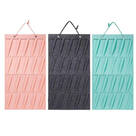 Практичный большой вместительный дисплей, фетровый большой органайзер для заколок для волос, хранение ювелирных изделий, принадлежности для спальни, большой органайзер для заколок для волос