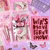 9 In 1 Butterfly Stationery Set Highlighter Pen Office Stationery Kit School Supplies