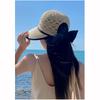 Summer Girls Sun Hats Wide Brim Bowknot Straw Hat Outdoor Sun Protection Women Ladies Caps