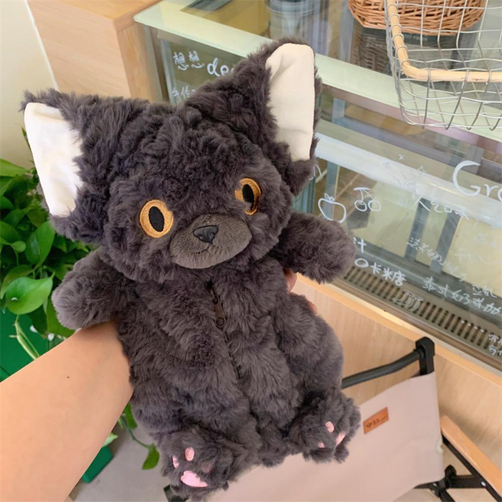 Имитация куклы кошки пенал длиннохвостая кошка пенал милая кукла кошки сумка для канцелярских товаров канцелярские товары