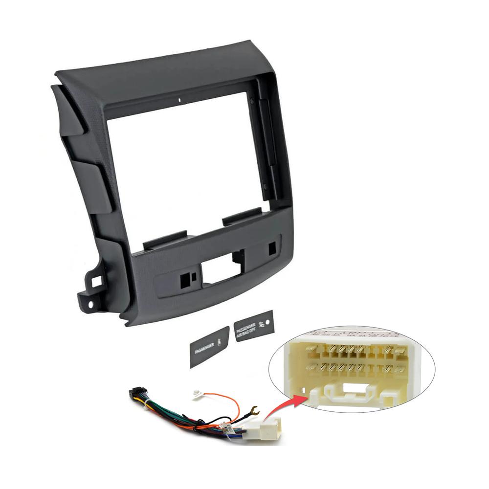 Android Carplay автомобильное радио для Mitsubishi Outlander XL 2007-2012 мультимедийный проигрыватель головное устройство стерео GPS навигация BT WIFI 4+64 ГБ